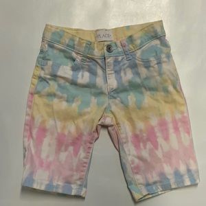 Girls Tie Die Shorts, Size 6